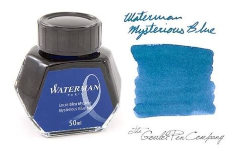 Waterman Mysterious Blue Fountain Pen Ink Blue Ink Perfume Bottles