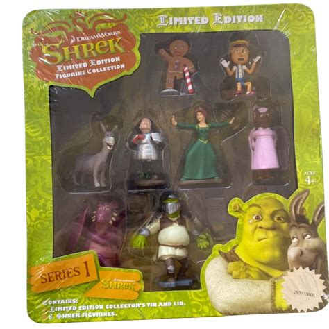 Dreamworks Shrek Limited Edition Figurine Collection Tin Series 1s