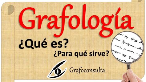 Grafoconsulta Grafolog A Qu Es Y Para Qu Sirve Youtube