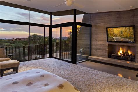 Master Bedroom Contemporary Luxury In Scottsdale Ariz