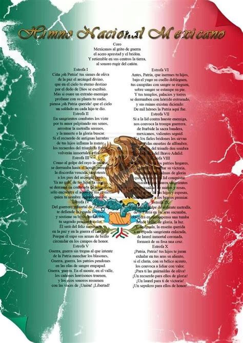 Mexican National Anthem Mexico Wallpaper National Songs Mexican Culture