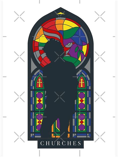Lp Churches New Album Rainbow Design Poster For Sale By R2e1a