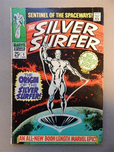 Marvel Comics Silver Surfer 1 With 1st Appearance Of