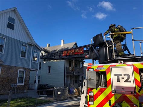 Springfield Firefighters Extinguish House Fire On Quincy Street