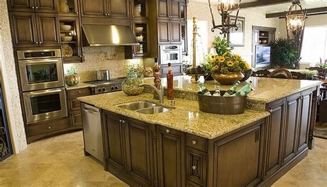 Santa cecilia gold granite in pompton plains, nj kitchen. Santa Cecilia granite countertops for a fresh and modern ...