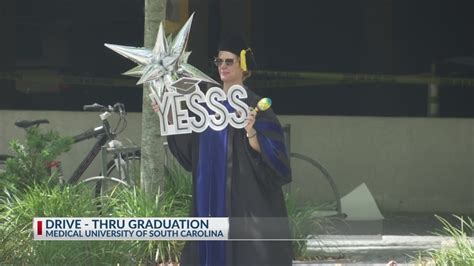 musc holds drive through graduation youtube
