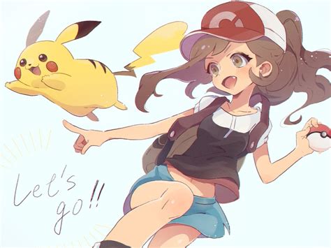 Pikachu And Elaine Pokemon And 2 More Drawn By Uedakou Danbooru