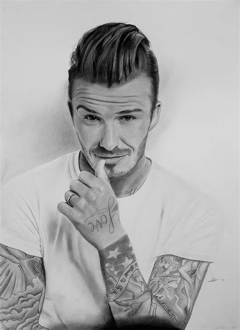 David Beckham Drawing By Robert Bateman Fine Art America