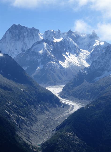 Mer De Glace Chamonix France Part Of The Tour Du Mont Blanc