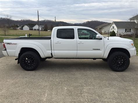 2015 Toyota Tacoma Trd Sport Double Cab Long Bed Super White Upgrades
