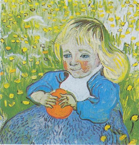 Child With Orange Vincent Van Gogh Artwork On Useum