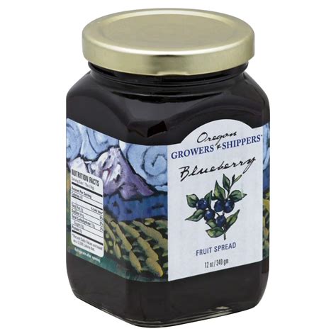 Oregon Growers And Shippers New Blueberry Fruit Spread Shop Jelly And Jam