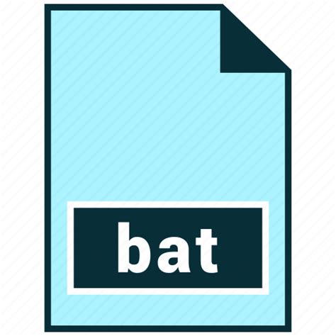 Bat File Formats Misc Icon Download On Iconfinder