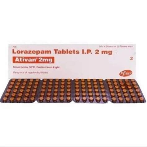 Ativan Lorazepam Tablets Mg Usa Canada Worldwide Delivery At Rs