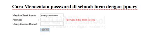 Kumpulan script termux terbaru 2020 wajib diinstal. Cara Mencocokan password di sebuah form dengan jquery ...