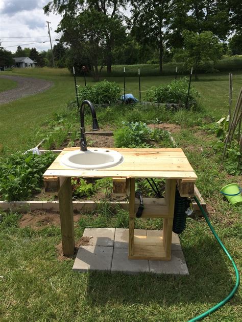 Diy Outdoor Sink For The Garden The Wolven House Project