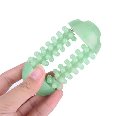 1pc hand finger massager dual roller joint relaxing nail plastic massage and relaxation tool in