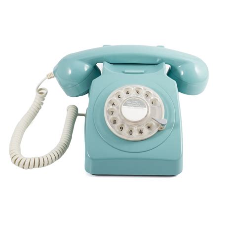 746 Retro Rotary Dial Phone In French Blue Gpo Cuckooland