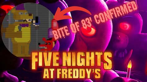 Imdb Confirm The Bite Of 83 In The Fnaf Movie Youtube