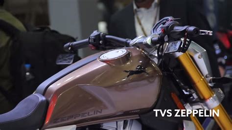 Tvs Motors Unveiled A Brand New Hybrid Motorcycle The Tvs Zeppelin Concept