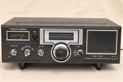 Realistictandy Dx 100 4 Band Receiver 80s Vintage Shortwave Radio W