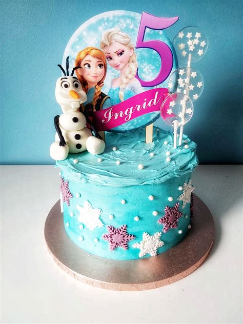 Frozen Anna Happy Birthday Cake