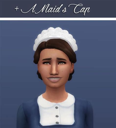 Ts4 3 Maids Uniforms History Lovers Sims Blog Maid Hat Sims 4