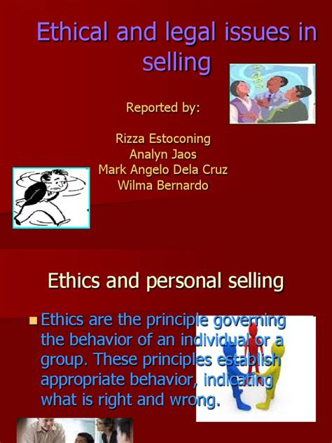 Ethical Legal Issues Sales Sexual Harassment