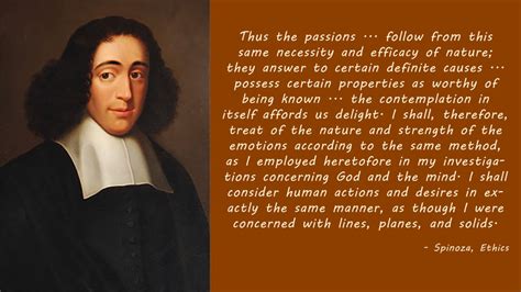 Spinoza Scientifically Consider Human Actions And Desires Thoughts