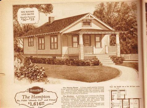 The Sears Hampton Kit Housesold For 161600 Around The 1920s