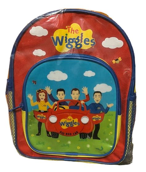 The Wiggles Chugga Big Red Car Authentic Backpack School Small Bag Rare