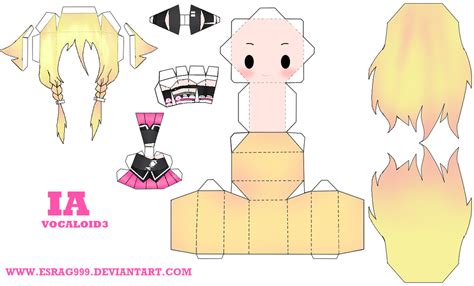 Free Papercraft Template Vocaloid Papercraft Anime Porn Sex Picture