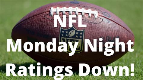 Nfl Monday Night Ratings Down Youtube