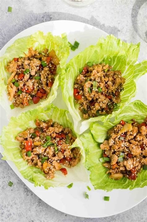 Chicken Lettuce Wraps Only 30 Minutes Delicious Meets Healthy