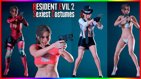 Resident Evil 2 Sexiest Costumes Mods Youtube
