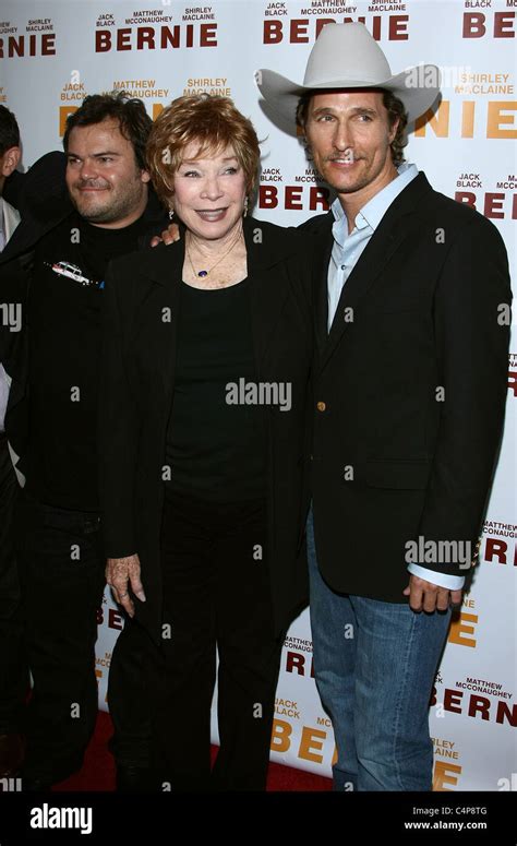 Jack Black Shirley Maclaine Matthew Mcconaughey Bernie World Premiere