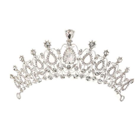 bridal wedding crystal flower tiara crown pearl rhinestone hair headband tiayeus ebay bridal