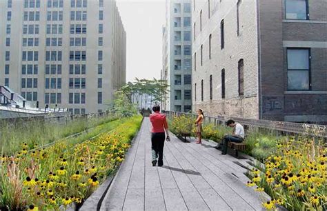 Une Belle Balade Sur La High Line à New York