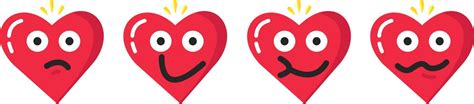Valentine Emoji Emoticon Red Heart Devil Evil Angry 13421864 Vector Art