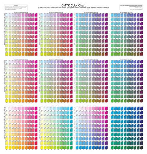 The Different Colors Of The Cmyk Color Model Dw Photoshop