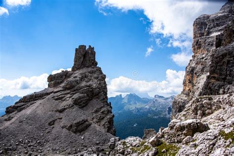 Peaks Of The Dolomites Three Stock Photo Image Of Peak Landmark