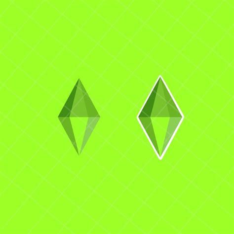 Sims Plumbob Png Transparent Png Cute Fun Green Plumbob Downloadable
