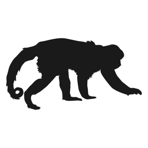 Monkey Silhouette Transparent Png And Svg Vector File