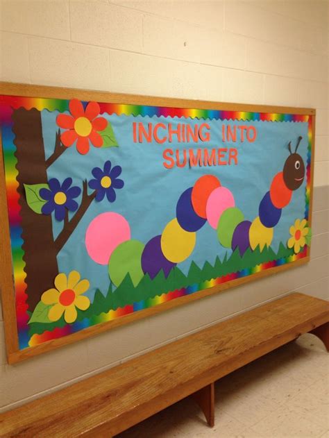 Inching Into Summer An Easy And Cheerful Bulletin Board For
