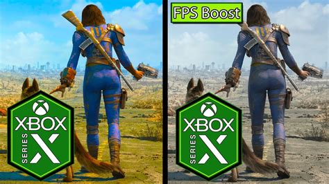 Fallout 4 Xbox Series X Comparison Fps Boost Vs 60fps Mod Youtube