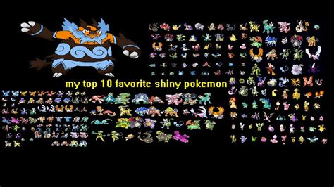 Top 10 Shiny Pokemon Youtube