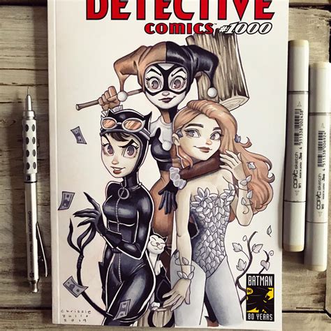 Gotham City Sirens Sketch Cover By Chrissiezullo On Deviantart