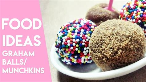 Graham Balls Graham Munchkins Easy Dessert Ideas Youtube