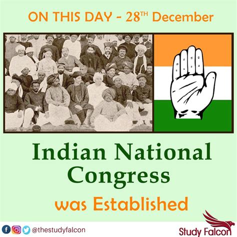 On This Day 28th December Indian National Congress Was Established