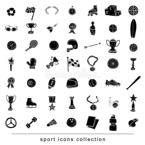 Trophy And Awards Icons Set Hand Drawn Vector Illustration Stock Vector